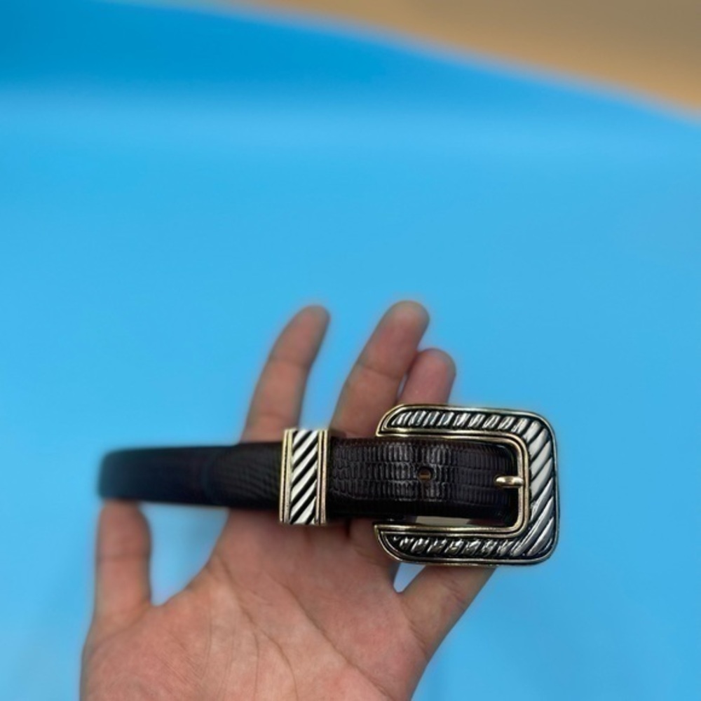 Vintage Millennium Genuine Brown Leather Belt